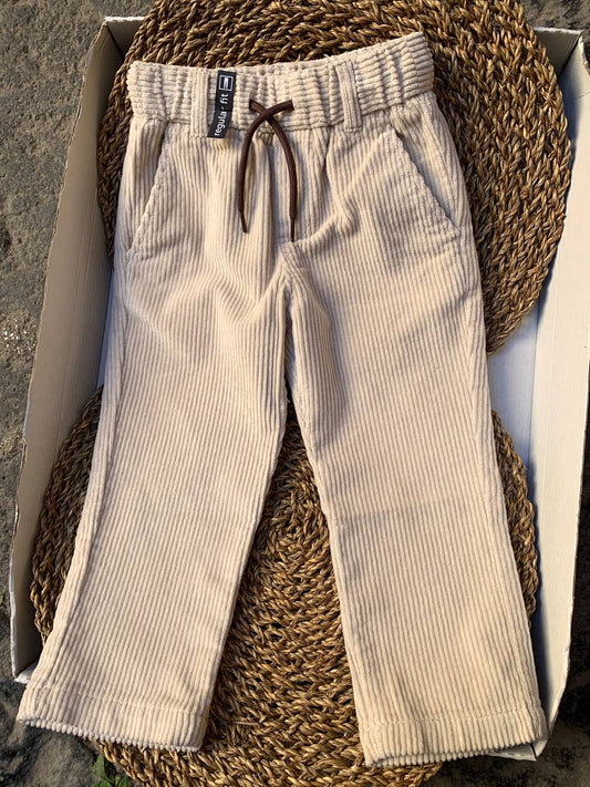 Pantalone in velluto BEIGE SARABANDA