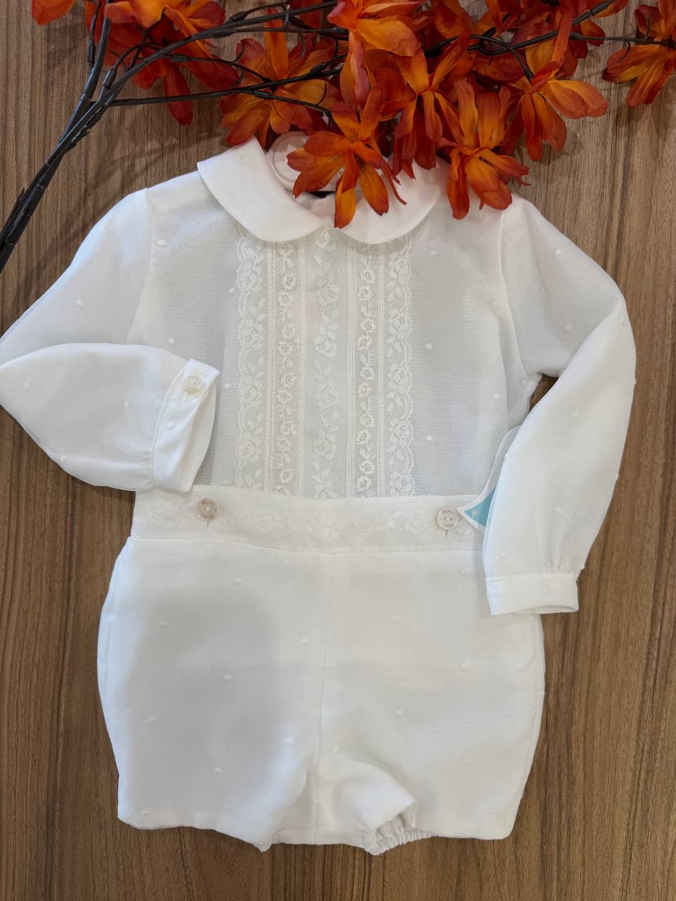 Abito Battesimale bianco ELEGANZA PURA