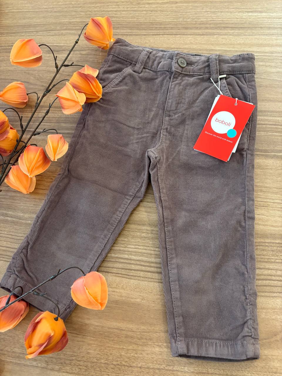 Pantalone IN VELLUTO MARRONE BOBOLI