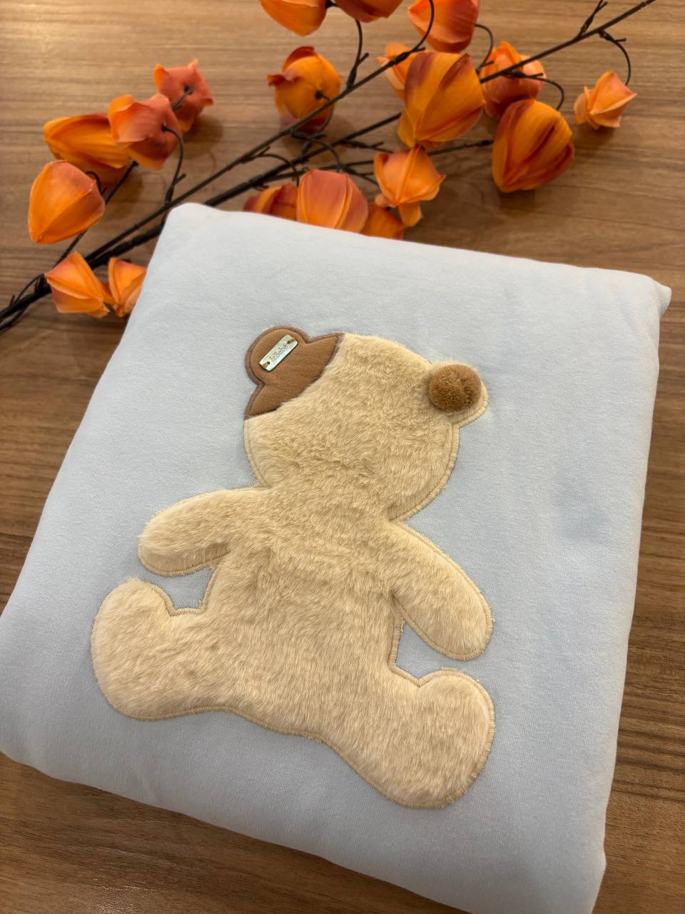 Coperta ORSETTO celeste LE BEBÉ ENFANT