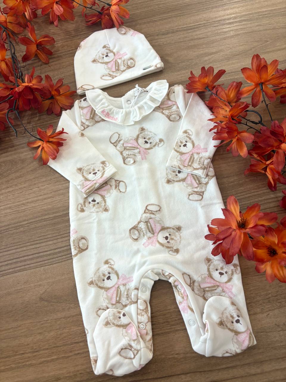 TUTINA e CAPPELLINO ORSETTI ROSA LE BEBÉ