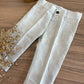 PANTALONE IN LINO BEIGE DR KID