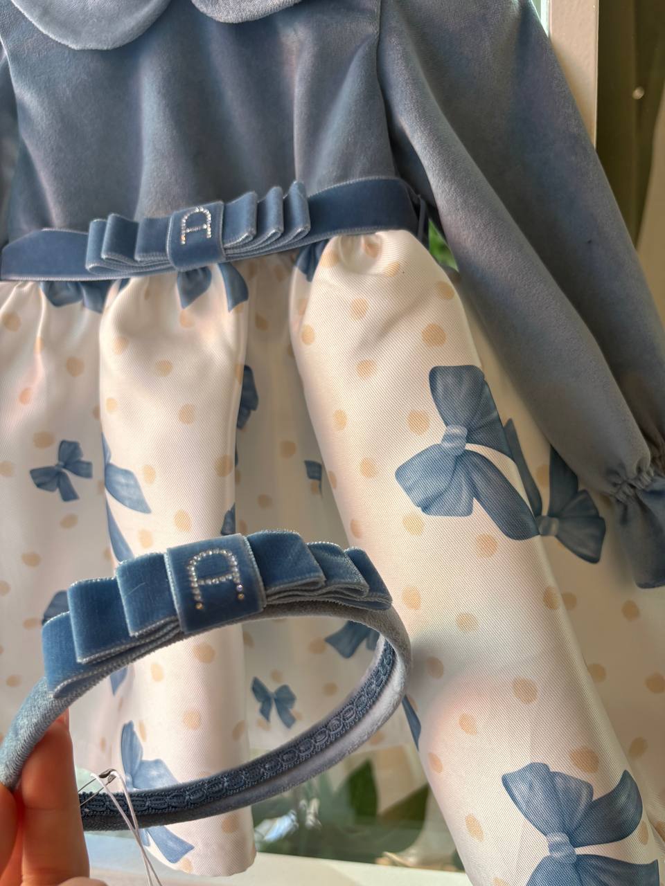 Cerchietto azzurro AMBARABÀ