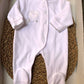 Tutina CUORICINI BIANCA BABY FASHION