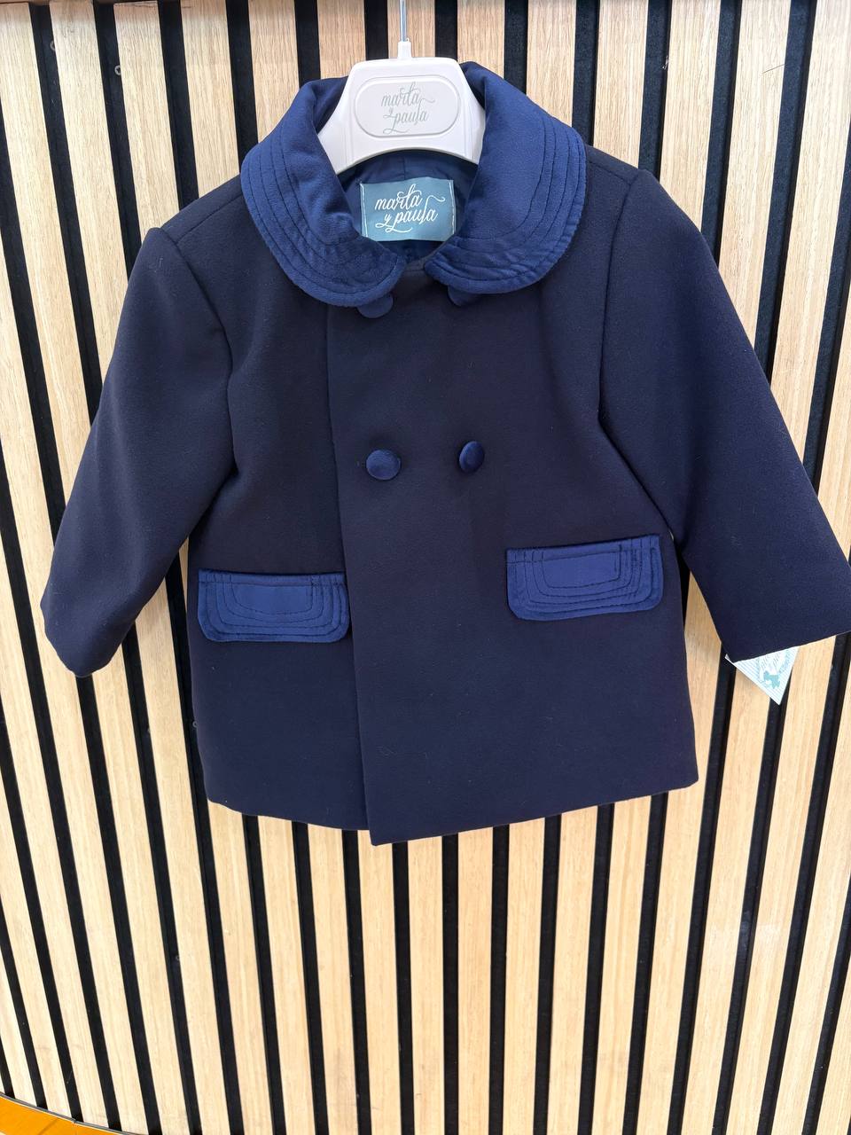Cappotto Elegante BLU MARTA Y PAULA