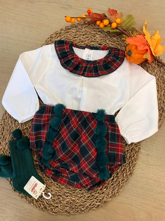 PAGLIACCETTO TARTAN PON PON CALAMARO