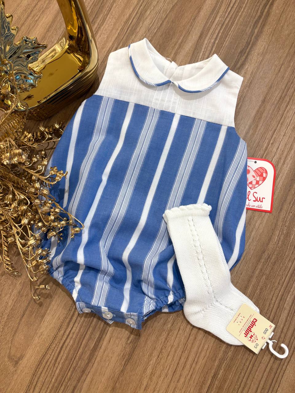 PAGLIACCETTO BLU E BIANCO DEL SUR