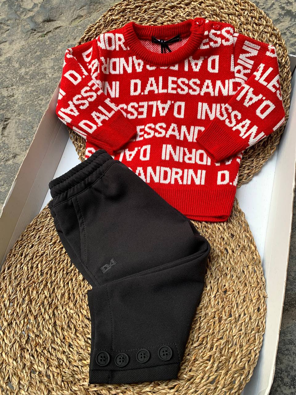 Completo MAGLIONCINO E PANTALONE DANIELE ALESSANDRINI
