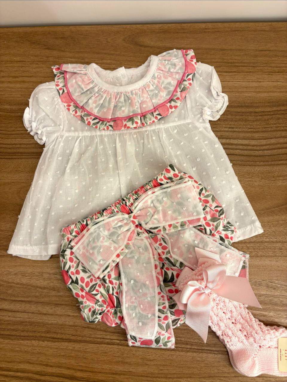PAGLIACCETTO PESCHE ROSA BABY FASHION