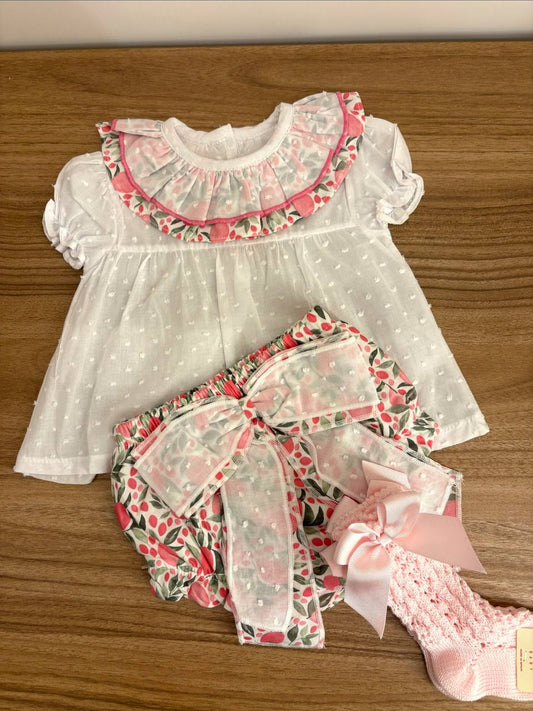 PAGLIACCETTO PESCHE ROSA BABY FASHION