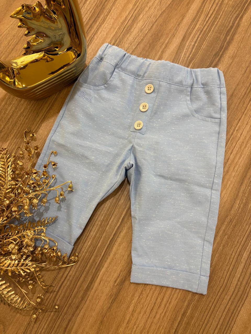 Pantalone IN LINO CIELO DANIELE ALESSANDRINI