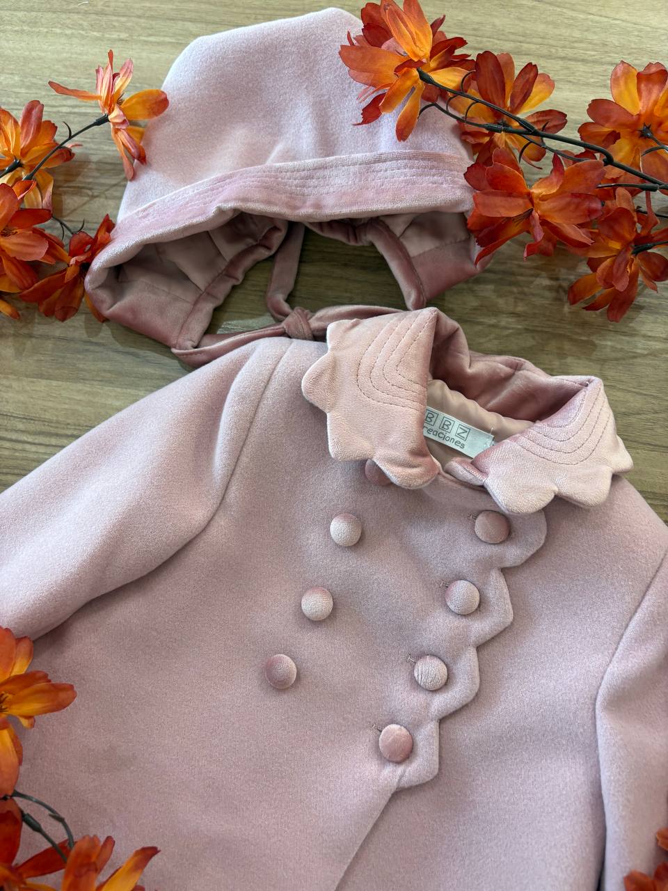 Cappotto CON CUFFIA ROSA