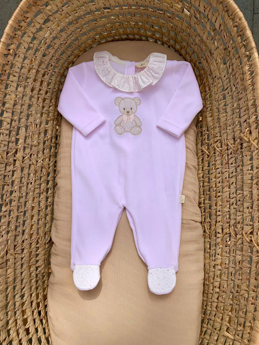 Tutina ROSA ORSO FIOCCO BABY GI
