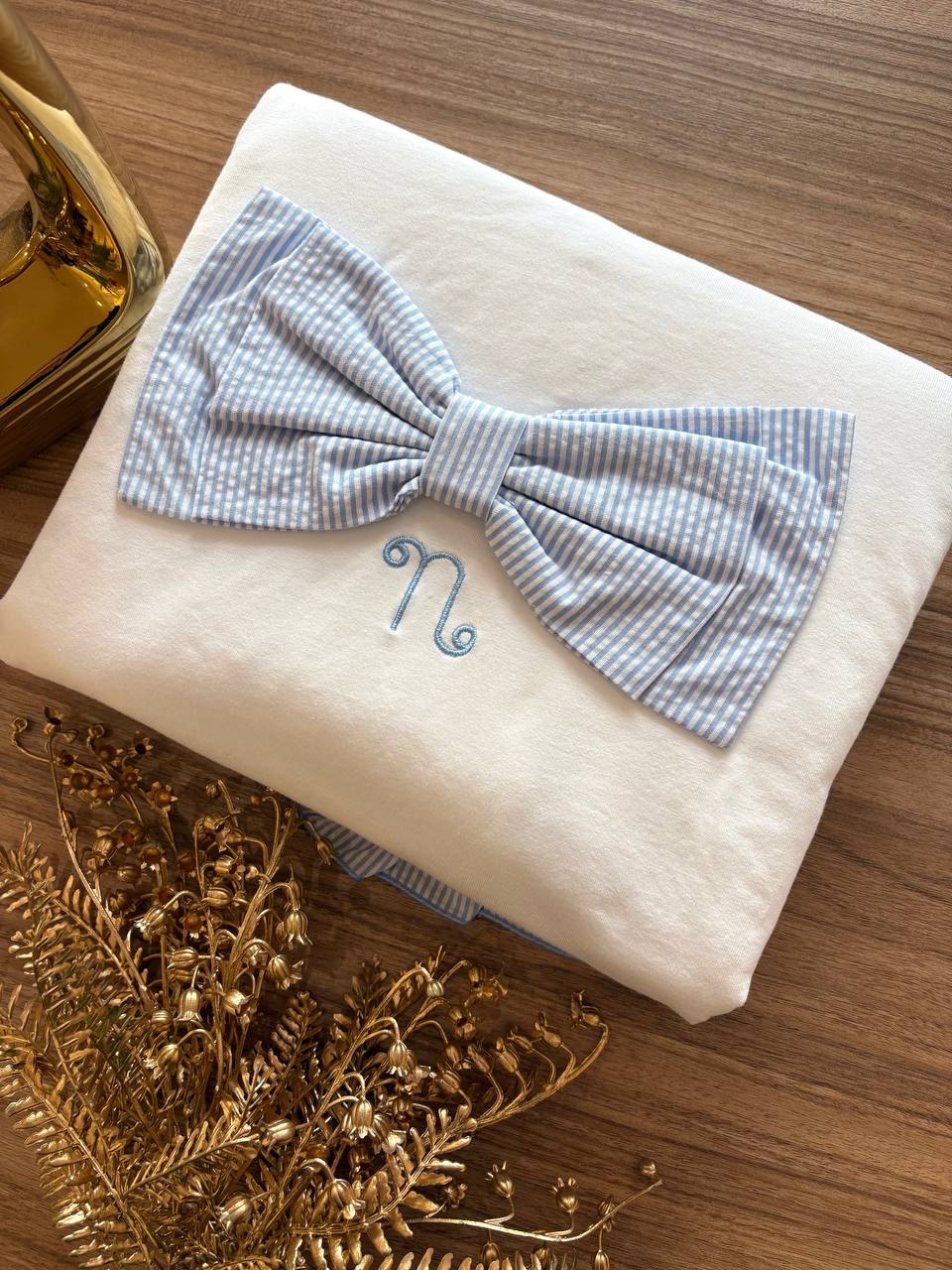 COPERTA FIOCCO AZZURRO NANÁN