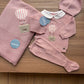 Coordinato nascita MONGOLFIERA ROSA Juliana