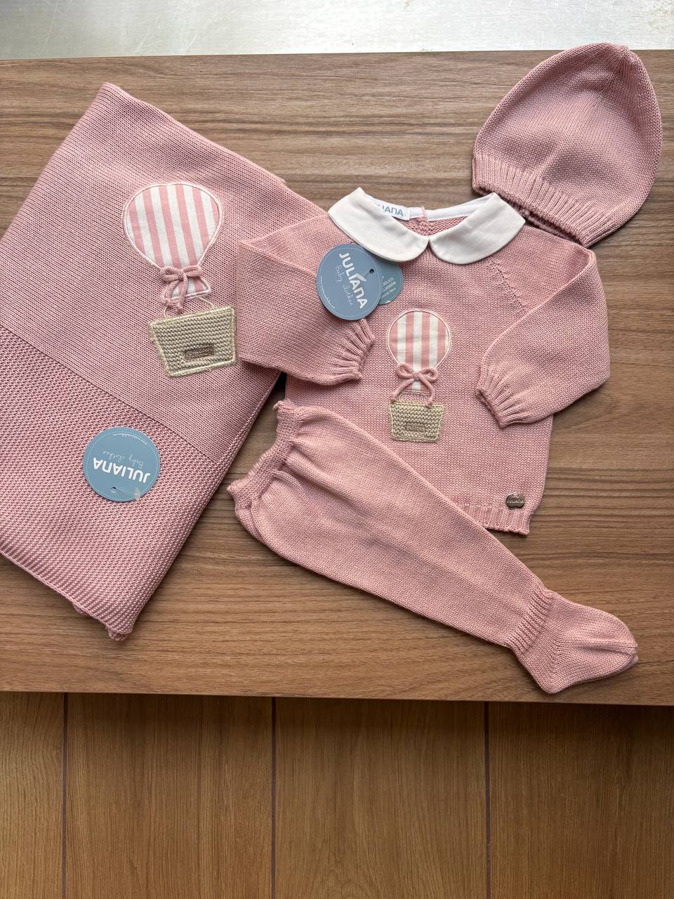 Coordinato nascita MONGOLFIERA ROSA Juliana