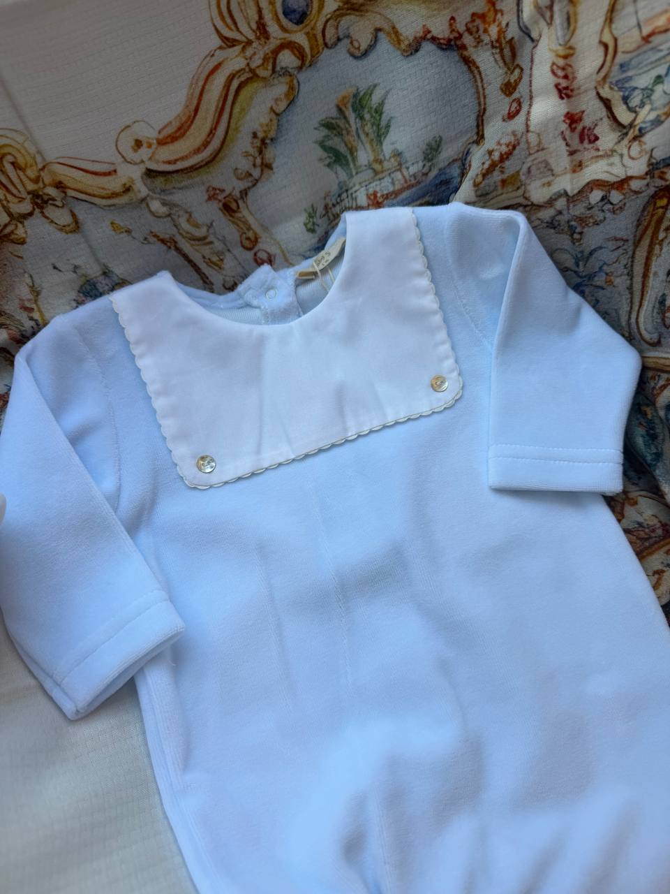 Tutina CINIGLIA CELESTE BAVERO BABY GI