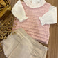 Gilet TRAFORATO ROSA MINIBANDA