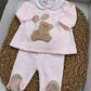 Tutina spezzata TEDDY ROSA/TABACCO MARLÙ