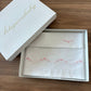 Lenzuolino NIDO D'AMORE BIANCO E ROSA ARTIGIANBABY