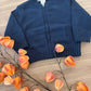 Cardigan CON ZIP BLU BOBOLI