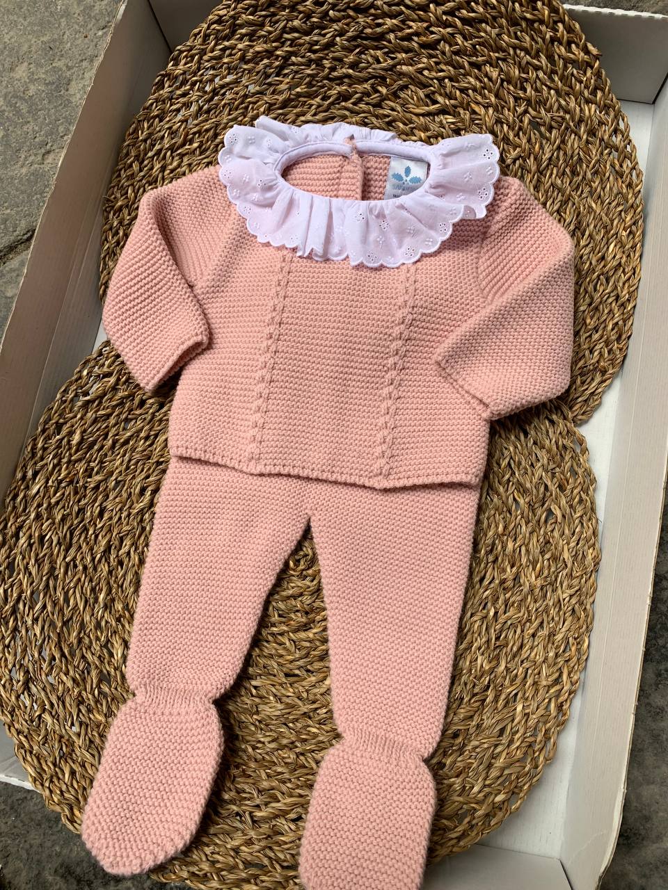 Tutina spezzata TRECCIA ROSA SARDON