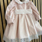 Abito ROSA SETA CON PIZZO GUGU GAGA