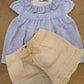 COMPLETO CAMICIA E SHORTS IN LINO