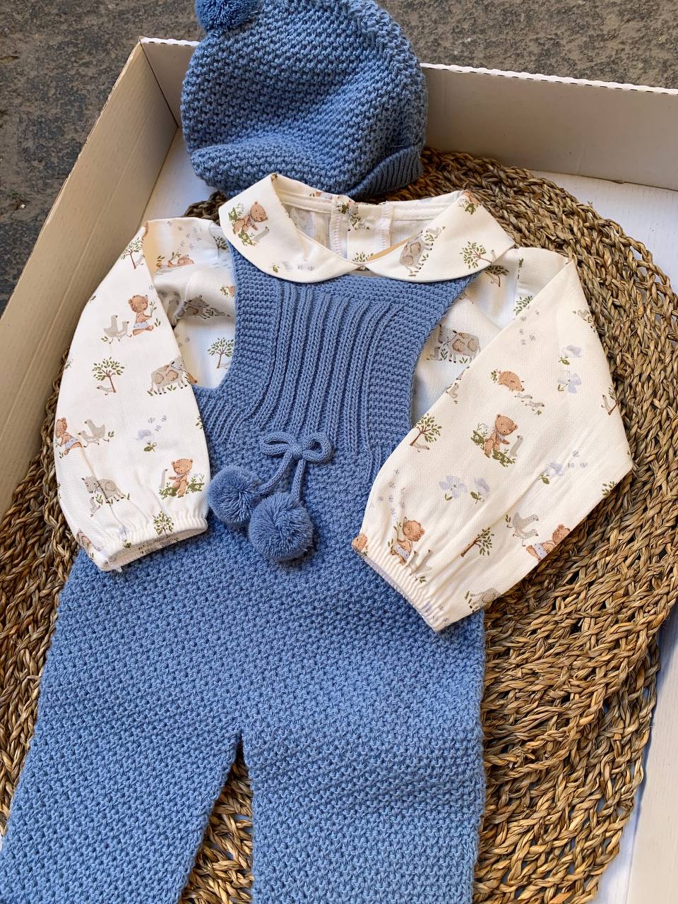 Tutina celeste SAFARI BABY FASHION