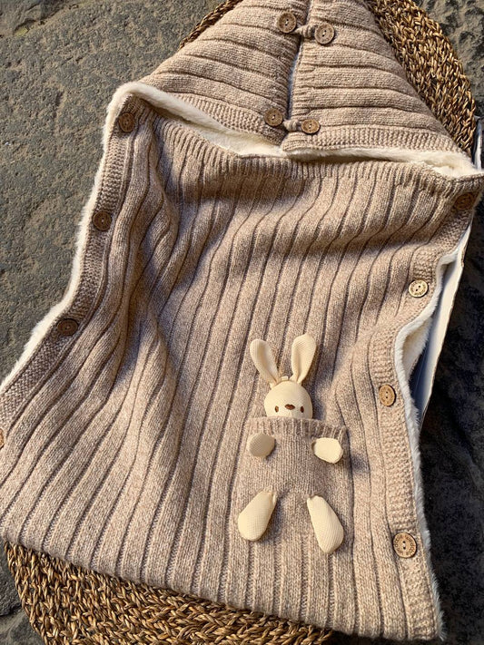 Sacco NANNA BEIGE CON PUPAZZETTO WEDOBLE