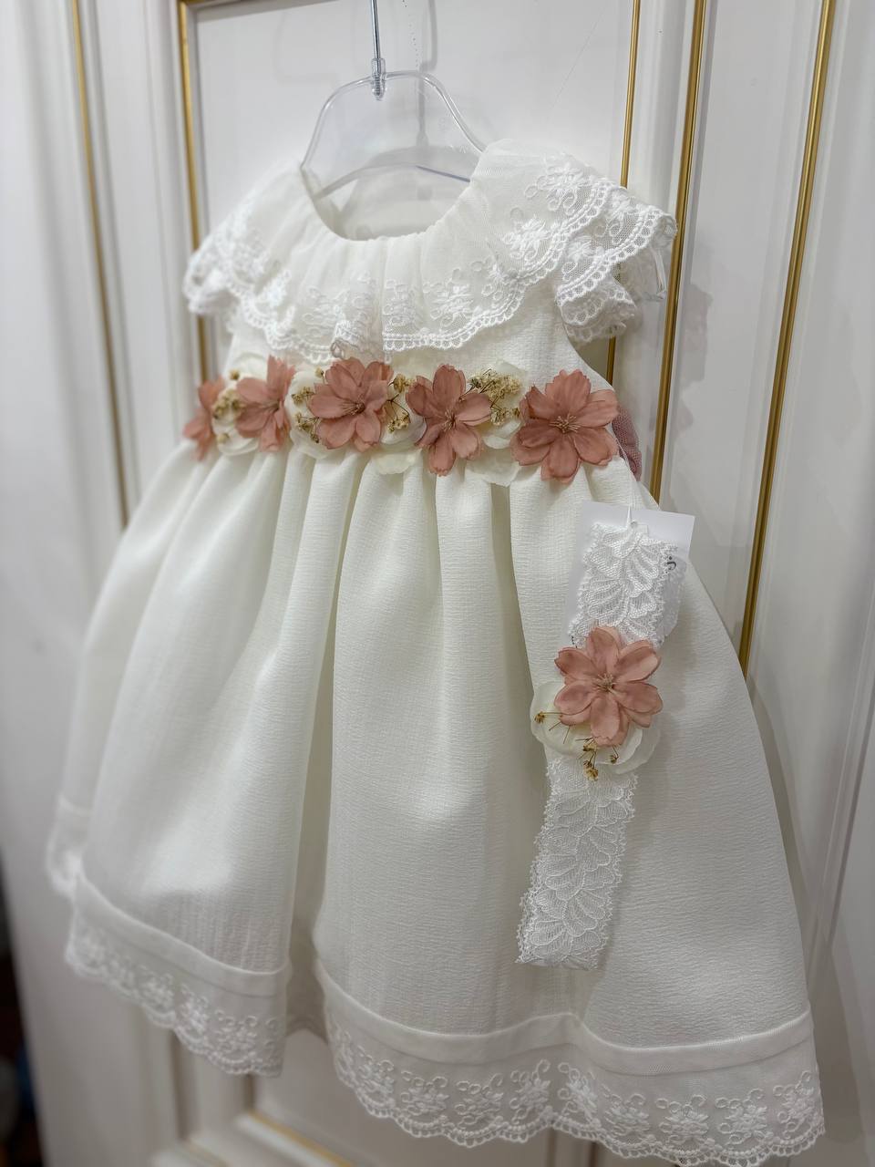 Abito Battesimale FLOREALE PONTO POR PONTO