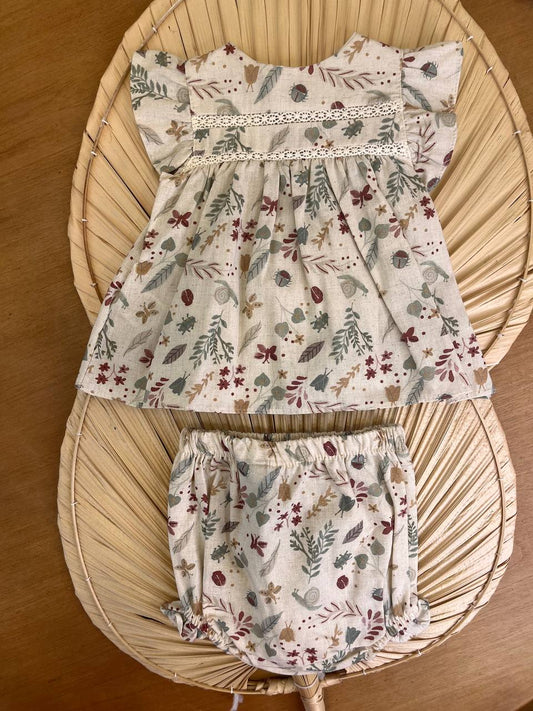 Abito con culotte bimba