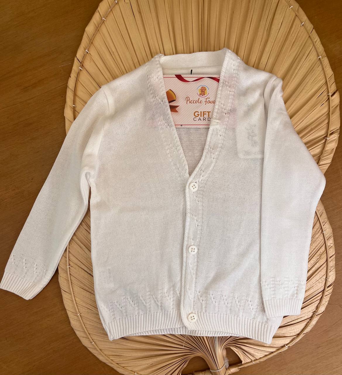 Cardigan coprispalle lungo in filo