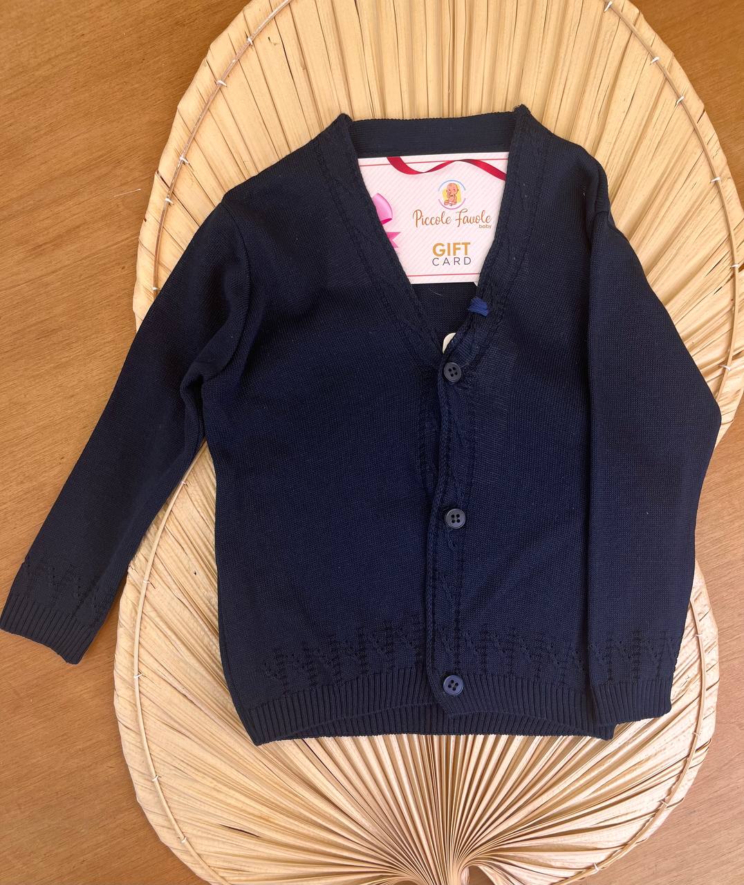 Cardigan coprispalle lungo in filo